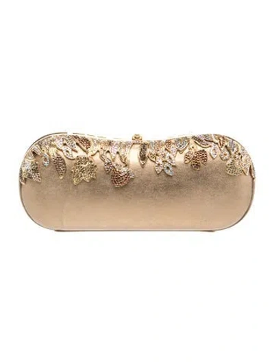Pre-owned Rodo Leather Clutch In Neutrals