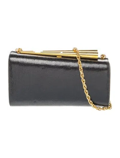 Pre-owned Rodo Leather Crossbody Bag In Black