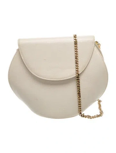Pre-owned Rodo Leather Crossbody Bag In Neutrals