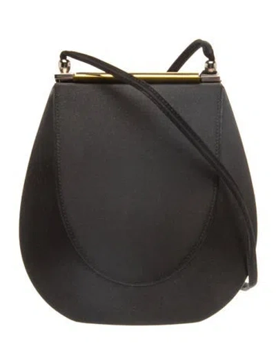Pre-owned Rodo Leather Shoulder Bag In Black