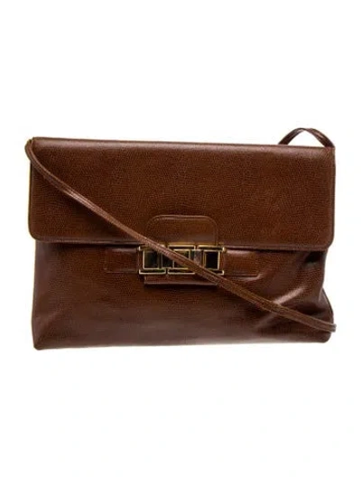 Pre-owned Rodo Leather Shoulder Bag In Brown