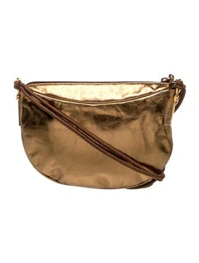 Pre-owned Rodo Leather Shoulder Bag In Brown
