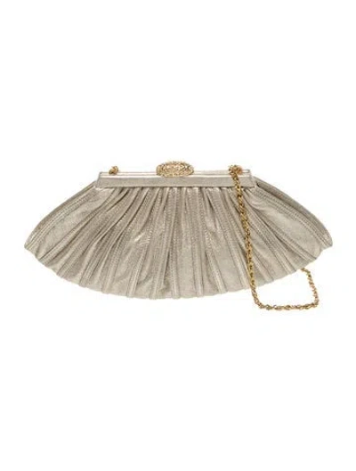 Pre-owned Rodo Leather Shoulder Bag In Neutral