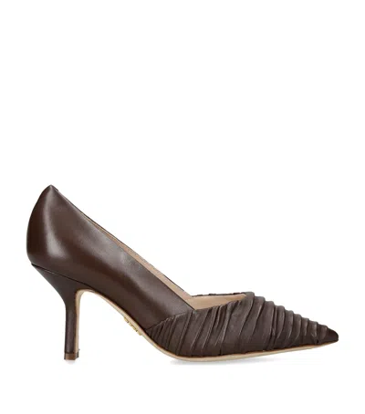 Rodo Leather Tracy Pumps 80 In Brown