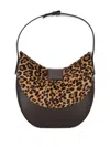 Rodo Leopard-print Shoulder Bag In Brown