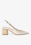 Rodo Mariel 55 Slingback Pumps In White