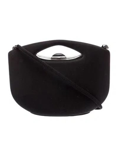 Pre-owned Rodo Neoprene Crossbody Bag In Black