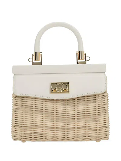 Rodo Paris Wicker Tote Bag In Multi