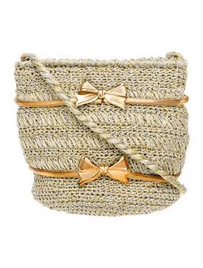 Pre-owned Rodo Raffia Crossbody Bag
