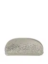 Rodo Rhinestone-embellished Clutch Bag In Grau