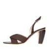 Rodo Woman Sandals Dark Brown Size 11 Textile Fibers In Marrone Marroni