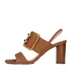 Rodo Sandals Brown In Marrone Marroni