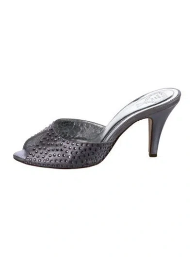 Pre-owned Rodo Sandals In Grey