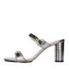 Rodo Sandals Grey In Grigio Neri E Grigi