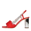 Rodo Sandals Red In Rosso Vivaci
