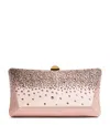 Rodo Satin Embellished Lally Clutch Bag