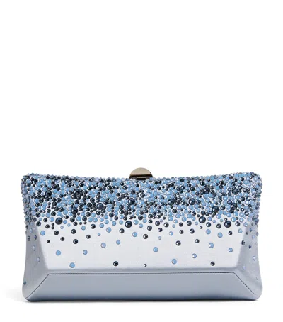 Rodo Satin Embellished Lally Clutch Bag