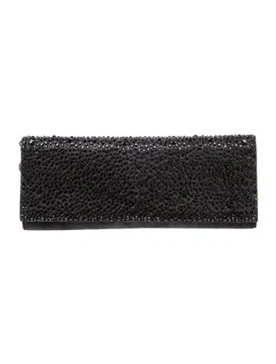 Pre-owned Rodo Sequins Clutch In Black