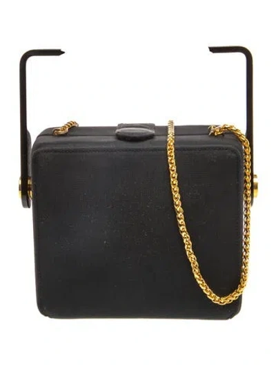 Pre-owned Rodo Top Handle Bag In Black