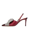 Rodo With Heel Red In Rosso Vivaci