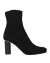 Rodo Woman Ankle Boots Black Size 10 Textile Fibers In Black