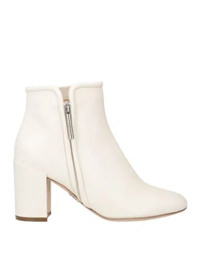 Rodo Woman Ankle Boots White Size 7 Leather