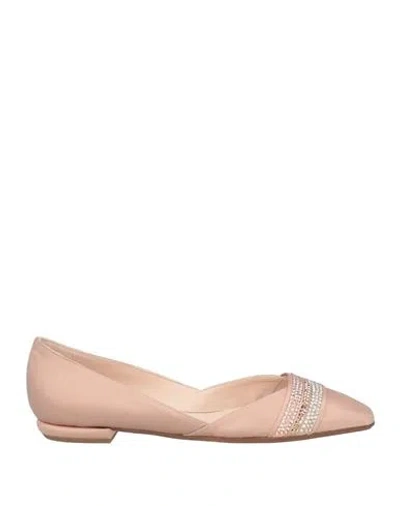 Rodo Woman Ballet Flats Blush Size 6 Textile Fibers In Pink