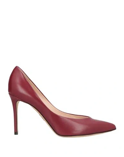 Rodo Woman Pumps Brick Size 11 Calfskin In Red
