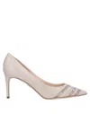 Rodo Woman Pumps Light Pink Size 7 Leather In Light Pink