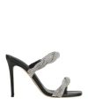 Rodo Woman Sandals Silver Size 8 Lambskin In Silver