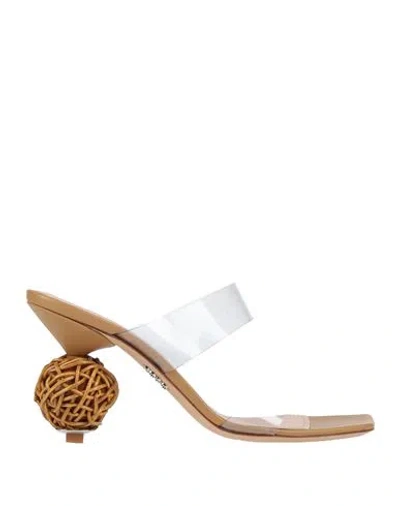 Rodo Woman Sandals Transparent Size 6 Rubber