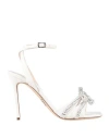 Rodo Woman Sandals White Size 6 Textile Fibers