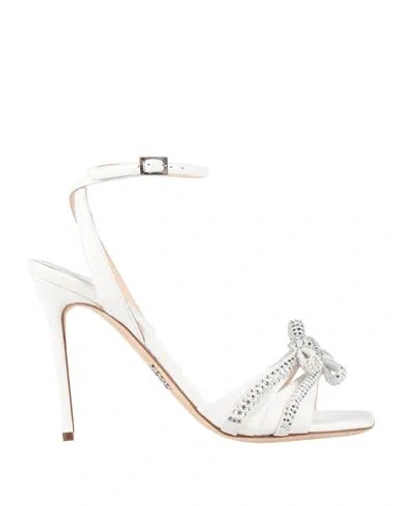 Rodo Woman Sandals White Size 6 Textile Fibers