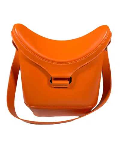 Rodo Women's Binocular Handbag In Orange In Brown