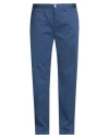 Rodrigo Man Pants Blue Size 44 Cotton, Elastane