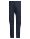 Rodrigo Man Pants Navy Size 44 Cotton In Blue