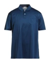 Rodrigo Man Polo Shirt Blue Size 44 Cotton In Blue