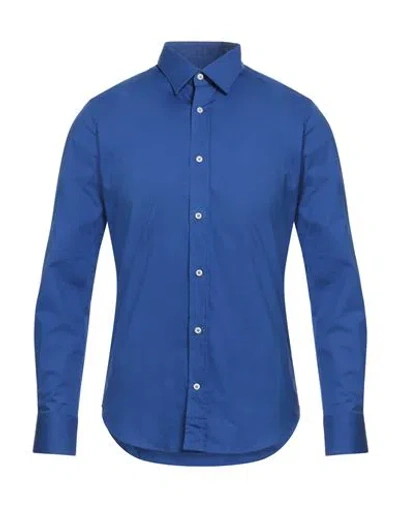 Rodrigo Man Shirt Bright Blue Size 15 ¾ Cotton