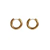 Roé Collection Men's Gold Bahnes Hoop Earrings