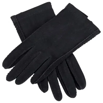 Pre-owned Roeckl Munich Black Unworn Vintage Suede Gloves