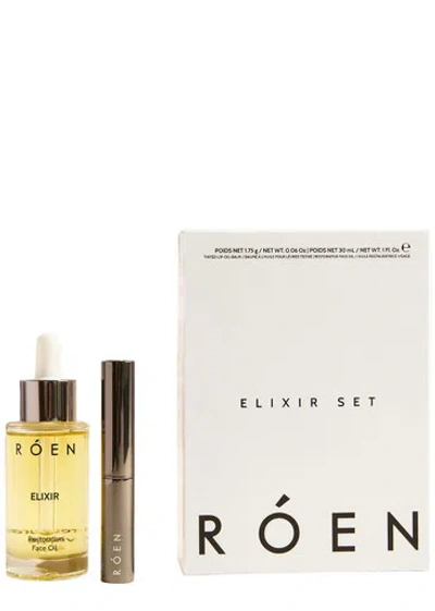 Roen Róen Elixir Tinted Lip-oil Balm Set In White