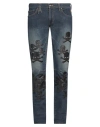Roen Man Jeans Blue Size 34 Cotton, Polyurethane