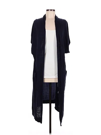 Pre-owned Roffe Accessories Cardigan Sweater In Blue