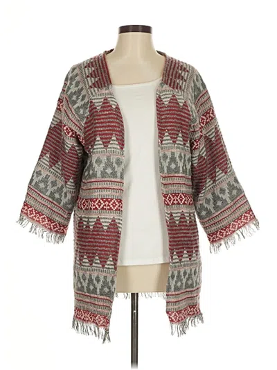 Pre-owned Roffe Accessories Cardigan Sweater In Red