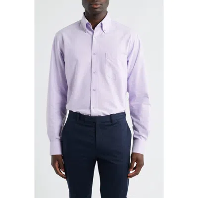 Roffe Accessories Eagle Regular Fit Solid Cotton Button-down Oxford Shirt In Blue