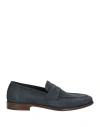 Rogal's Man Loafers Slate Blue Size 9 Leather