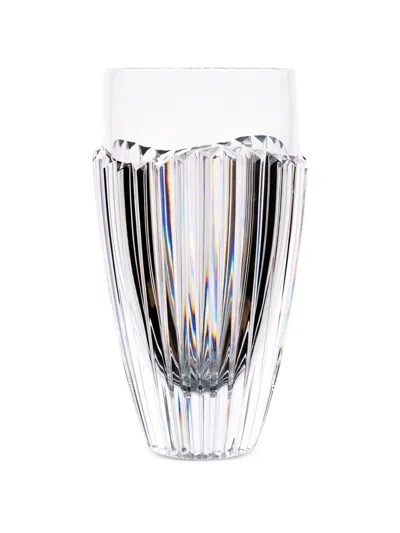 Rogaska Oceania Crystal Vase In White