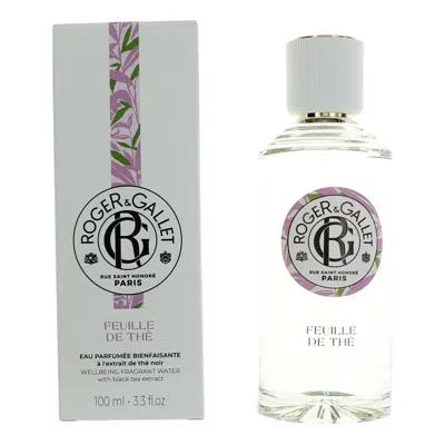 Roger&gallet Feuille De The, 3.3oz Eau Parfumee Spray For Unisex In Multi
