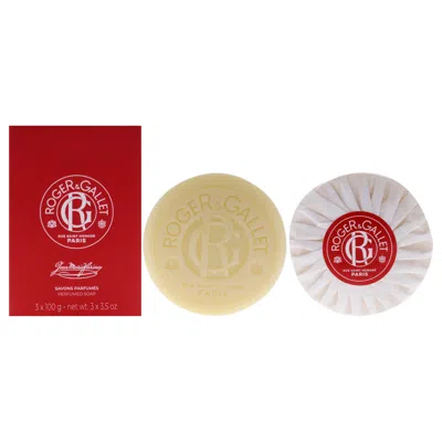 Roger&gallet Jean Marie Farina Perfumed Soap Set By Roger & Gallet For Unisex - 3 X 3.5 oz Soap In White