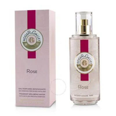 Roger&gallet Roger & Gallet Ladies Rose Water Spray 3.3 oz Fragrances 3252550603942 In Amber / Rose